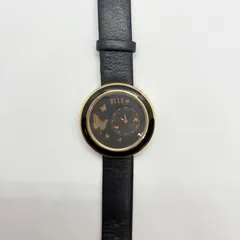 【稼働品】ELLE 腕時計　EL20278S05C 蝶々　ブラックのサムネイル