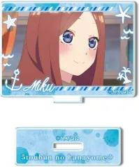 【中古】アクリルスタンド・アクリルパネル デザイン12(中野三玖/D) ミニアクリルスタンド 「五等分の花嫁*」