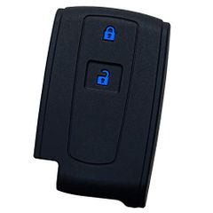 【IKT】ダイハツ車用 スマートキー用シリコンカバー 2ボタン ブラックブルー/