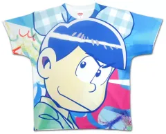 【中古】Tシャツ(キャラクター) カラ松(サイケ松) Tシャツ ブルー Sサイズ 「おそ松さん×PARCO おそ松さんの庭。」
