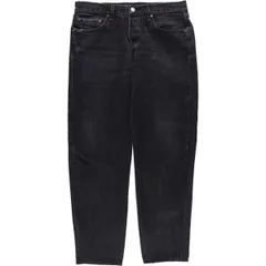 古着 00年代 リーバイス Levi's 501 ブラックデニム ストレートデニムパンツ メンズw34相当/evb010825