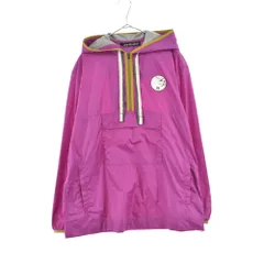 Acne Studios (アクネ スティディオス) HALF ZIP JACKET フロントワンポイントロゴ ハーフジップ マウンテンパーカー パープル C90020のサムネイル