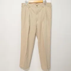 #snc パパス Papas パンツ スラックス LL ベージュ系 麻混 ロゴ シンプル メンズ [924617]のサムネイル