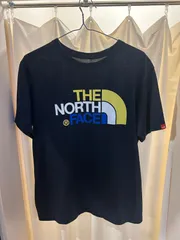 THE NORTH FACE ノースフェイス Tシャツ 半袖T ブラック イエロー等 ドライ ロゴプリント サイズL A-1021