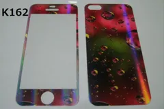 iPhone5 5S 5C SE 初代 4インチ 銀ラメ 表裏セット 9H 0.26mm 強化ガラス 液晶保護フィルム 2.5D K162