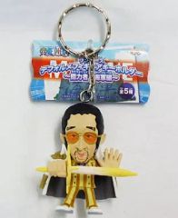 [중고]키홀더·마스코트(캐릭터) 황원(볼사리노) 데포르메 피규어 키홀더 ~능력자·해군편~ [원피스]