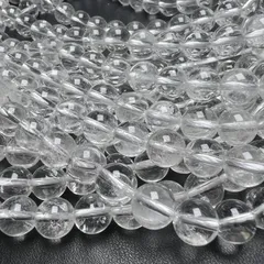 マニカラン産  天然結晶入り ヒマラヤ水晶  6mm 連売り ブレスレット2本分