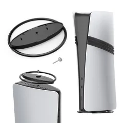 【全PS5対応】EGGSLINER GAMES 工具不要 PS5 縦置きスタンド 全機種対応 高安定性 滑り止め 付き (ブラック)