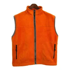 OLD NAVY オールドネイビー フリースベスト オレンジ(メンズ L)中古 古着 U3513