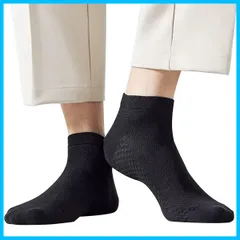【在庫セール】ショート 通気 無地 吸汗 アンクルソックス 黒 スニーカー用 ソックス メッシュ 防臭 ビジネス アウトドア 薄手 綿 スポーツ くるぶし 25-27cm 夏 メンズ フットカバー 靴下 3足セット [FQZMQBQ]