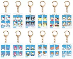 【中古】キーホルダー 全12種セット 「サンリオキャラクターズ トレーディング証明写真風キーホルダー vol.1」