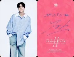 【中古】コレクションカード(男性) THE BOYZ/ヨンフン(YOUNGHOON)/裏面印刷サイン、メッセージ入り/「THE BOYZ WORLD TOUR：ZENERATION II IN JAPAN」SS席・S席特典オリジナルグッズ トレカ(大阪城ホール