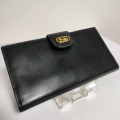 ■美品 Celine セリーヌ 長財布 札入れ 小銭入れ 刻印 馬車 ブラック 10