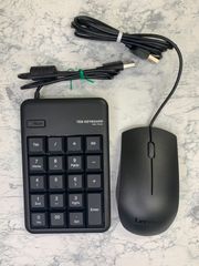 USB　テンキー　有線マウスセット