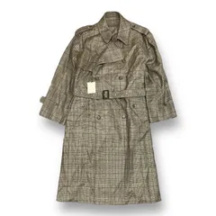 定価129800円 新品 stein OVERSIZED TRENCH COAT オーバーサイズ トレンチコート グレンチェック シュタイン ST404-2 S,Mのサムネイル
