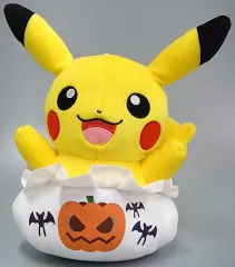 【中古】ぬいぐるみ ピカチュウ でっかいハロウィンぬいぐるみ～ピカチュウ・イーブイ～ 「ポケットモンスター」