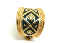 ■美品■ Burberrys バーバリーズ クリップ式 片耳のみ イヤリング アクセサリー レディース ゴールド系 DG9210