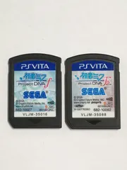 初音ミク Project DIVA-f DIVA-F 2nd 2個セット ソフトのみ PSVITA PS VITA 【B193】