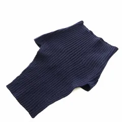 プラダ PRADA ネックウォーマー ニット 紺 ネイビー /AN16 ■OHのサムネイル