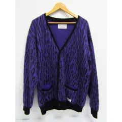 遊*人様 ワコマリア　レオパード　モヘアカーディガン WACKO MARIA (ワコマリア) LEOPARD MOHAIR CARDIGAN (レオパード