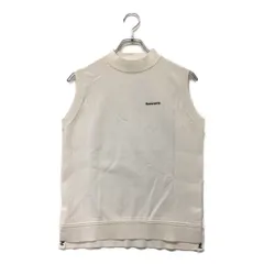 新品 タグ付きPEARLY GATES ノースリーブ ニットベスト 白 サイズ0 PEARLY GATES(パーリーゲイツ) ベスト｜中古ゴルフウェア通販
