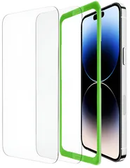 【新品・2営業日で発送】BELKIN SCREENFORCE iPhone 14 Pro Max用保護 強化ガラスフィルム2枚セット(OVA110ZZ)