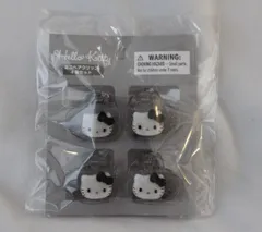 ハローキティ  キティ　ミニヘアクリップ 4個セット ブラック