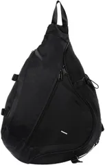 galliano Eden ワンショルダーバッグ ブラック ボディバッグ デカバッグ 大容量 斜めがけ レディース ユニセックス メンズ 防水( ブラック)