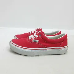 y■美品【23cm】バンズ/VANSエラERA キャンバススニーカー/V95CLA■赤LADIES/49【中古】
