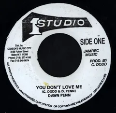 ジャマイカ7” Dawn Penn You Dont Love Me NONE Studio One /00080