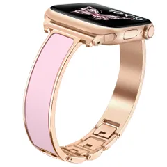 【数量限定】3 Series 2 1） 44mm 45mm 46mm バンド（42mm 49mm、対応 かわいいスリム コンパチブル Apple Watch バンド、調整簡単 アップルウォッチ メタルアップルウォッチ ベルト、レディース Apple Watch