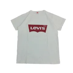 【最終値下げ SALE】美品 LEVI'S リーバイス フロントプリントロゴTシャツ ホワイト 半袖 L B202507