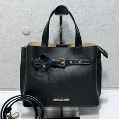 極美品！MICHAEL KORS マイケルコース　エミリア　2way ハンドバッグ　ショルダーバッグ　黒