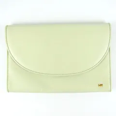 ハナエモリ クラッチバッグ ポーチ フォーマル ブランド カバン 鞄 レディース アイボリー HANAE MORI 森英恵 【中古】