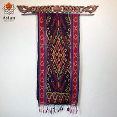 イカット （ジェパラ13）  テーブルセンター バリ雑貨 アジアン雑貨 タペストリー アジアン バリ 布 壁掛け 壁飾り テーブルランナー アジア布 インテリア おしゃれ