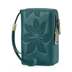 【新着商品】小さい財布 コンパクト 小銭入れ付き 軽量 カードケース 本革 スキミング防止 ミニ財布 おしゃれ レディース 人気 財布 ウォレット [RNIEGA]