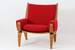Hans J. Wegner シングルソファ GE501 オーク材 Getama ハンス・J・ウェグナー ゲタマ デンマーク製/DK18107