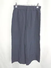 ◇ Θ ur's ユアーズ ストレートパンツ サイズS ネイビー系 レディース E  【1409240043553】