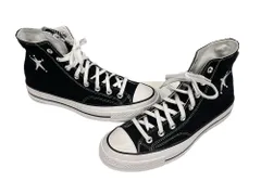 コンバース CONVERSE ×STUSSY CHUCK 70 HI BLACK/WHITE/BLACK ステューシーコラボ チャックテイラー 黒 白 A01765C メンズ靴 スニーカー ブラック 27.5cm 101sh-2292