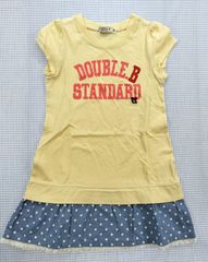 ミキハウスダブルビー MIKI HOUSE DOUBLE_B ワンピース 半袖 110cm 子供服 中古
