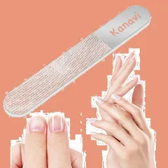 【人気商品】子供 介護 ツメ磨き ランキング 人気 つめ つめ すり や つめみがき お手入れ ネイルシャイナ― ネイルケア 最新ナノ技術が生んだ全く新しい ピカピカ (ラウンド型-爪やすり) ガラス製 爪磨き 爪やすり 【2024年改良版】Kanavi