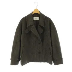 framework】23AW ピンチェックバルカラーショートコート