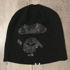 ハ*グ様 A BATHING APE ブラック　メッシュ スワロフスキー ハ*グ様 A BATHING APE ブラック メッシュ スワロフスキー