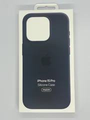 【未開封】APPLE純正新品 iPhone 15 pro ブラック　シリコーン