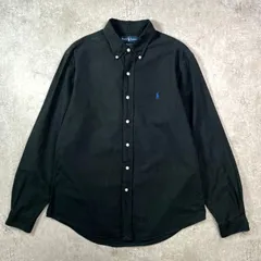 90年代 Ralph Lauren ラルフローレン CUSTOM FIT 無地 ブランク メンズXL相当 