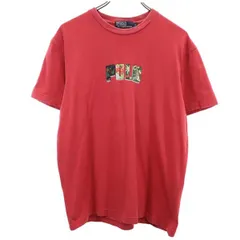 ポロバイラルフローレン ロゴプリント 半袖 Tシャツ S 赤系 Polo by Ralph Lauren メンズ 【中古】  【230528】 メール便可