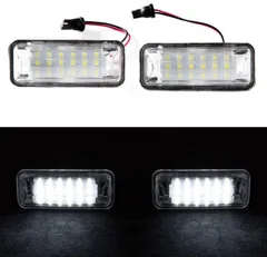 スバル/トヨタ用 適用/対応LEDライセンスランプ ナンバー灯 ナンバープレートライト 純正交換型 ライトユニットBRZ ZC6 インプレッサ GJ/GP XV フォレスター SJ レガシィB4 BM レヴォーグ VM4/VMG /対応(2個入り)のサムネイル