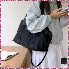 送料無料 大容量トートバッグA4通勤通学斜め掛け鞄 レディース ナイロンショルダーバッグ 肩掛け シンプル 旅行 オフィスカジュアル手提げバッグ マザーズバッグビッグサイズ 軽量出張バッグ1泊 2WAYママバッグ 大きめトートバッグ