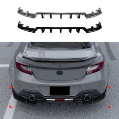 送料無料 トヨタGR86 スバルBRZ 2022年以降対応 リアリップスポイラー リアディフューザー 外装カスタムパーツ ABS製（ピアノブラック/カーボン調）CYB105人気注目
