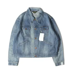 新品 N.HOOLYWOOD エヌハリウッド ジャケット サイズ:36 24SS Wrangler ヴィンテージ加工 デニム トラッカージャケット (DENIM JACKET) インディゴ Gジャン アウター ブルゾン コラボ【メンズ】のサムネイル